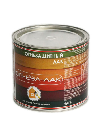 Огнезащитный акриловый лак для древесины и материалов из неё ОГНЕЗА-ЛАК-ОД матовый 105060