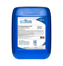 Масло Transmission Oil SAE 80W-90, API GL-5, 20 л GT OIL 4634444064319