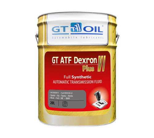 Масло ATF Dexron VI Plus, 20 л GT OIL 8809059408537