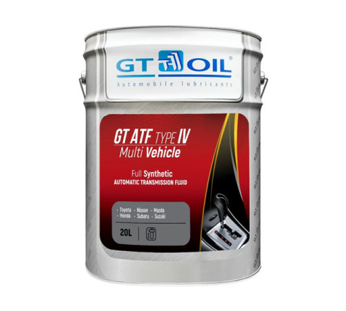 Масло ATF T-IV Multi Vehicle, 20 л GT OIL 8809059407974