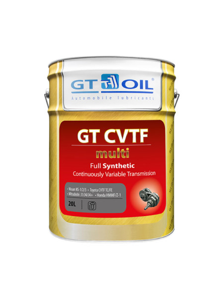 Масло CVTF Multi, 20 л GT OIL 8809059408674