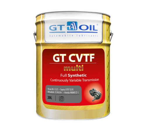 Масло CVTF Multi, 20 л GT OIL 8809059408674
