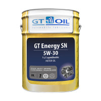 Масло Energy SN, SAE 5W30, API SN, 20 л GT OIL 8809059407967