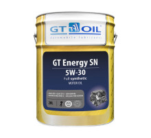 Масло Energy SN, SAE 5W30, API SN, 20 л GT OIL 8809059407967