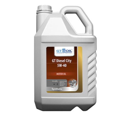 Масло Diesel City, SAE 5W-40, API CI-4/SL, 6 л GT OIL 8809059408278