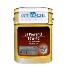 Масло Power CI, SAE 10W-40, API CI-4/SL, 20 л GT OIL 8809059407073