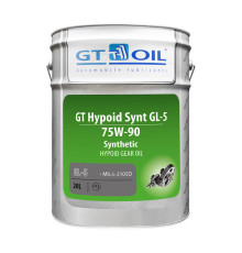 Масло Hypoid Synt, SAE 75W-90, API GL-5, 20 л GT OIL 8809059407950