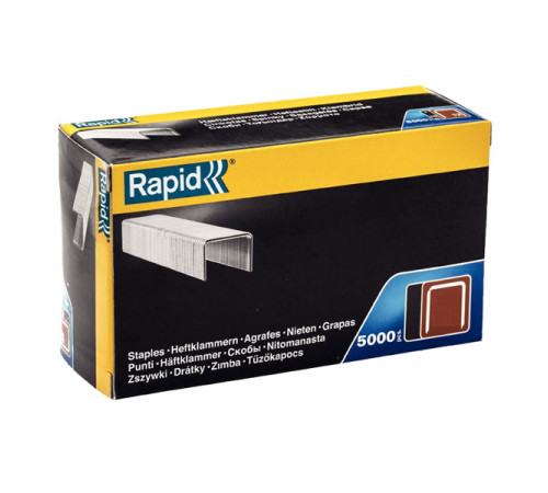 Скобы тонкие широкие (16 мм; тип 80) 5000 шт Rapid 40100522