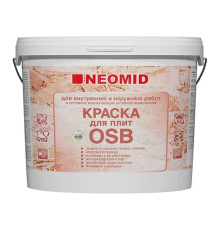 Краска для плит OSB NEOMID 14 кг для внутренних и наружных работ Н-КраскаOSB-14