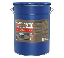 Кровельная огнезащитная мастика ОГНЕЗА ОКМ ведро 20 кг, черный 106666
