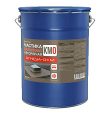 Кровельная огнезащитная мастика ОГНЕЗА ОКМ ведро 20 кг, черный 106666