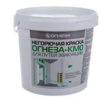 Негорючая краска ОГНЕЗА КМ0 ведро 4,5 кг цвет белый 106786
