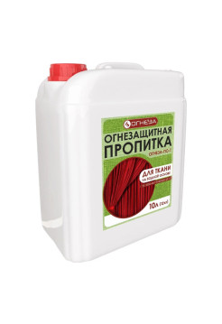 Огнезащитная водорастворимая пропитка ОГНЕЗА ПО-Т бесцветная, канистра 10 л 12 кг 105094
