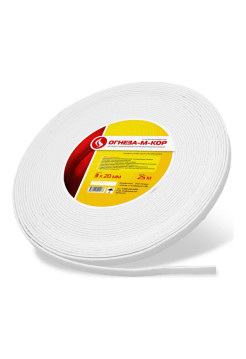 Негорючий уплотнитель ОГНЕЗА М-КОР 3х20 мм, рулон 25 пог.м. 106720