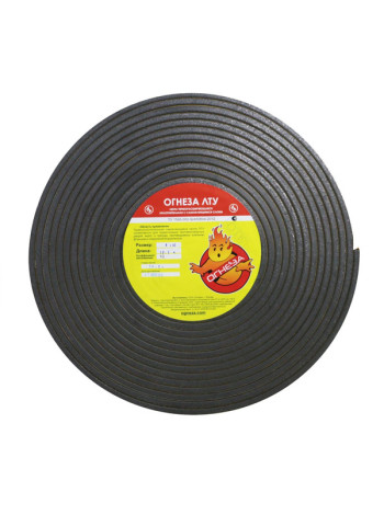Термоуплотнительная лента ОГНЕЗА ЛТУ 8х30 мм, рулон 12,5 пог.м. 105107