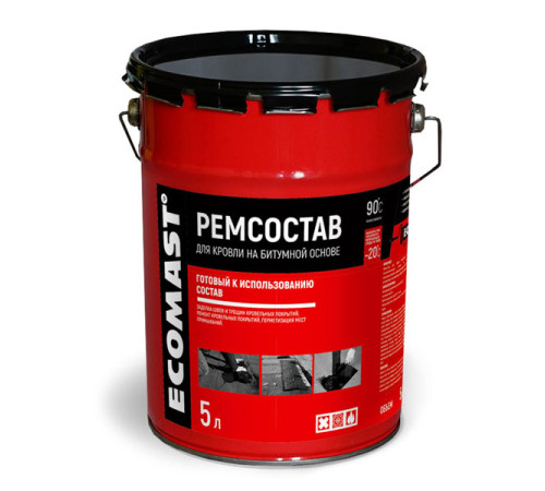 Ремсостав ECOMAST 5 л, металлическая упаковка, 4 шт. 24604