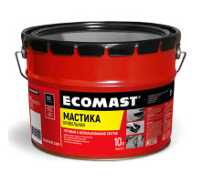 Кровельная мастика ECOMAST 10л, металлическая упаковка 24619