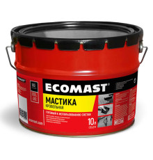 Кровельная мастика ECOMAST 10л, металлическая упаковка 24619