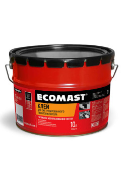 Клей для экструдированного пенополистирола ECOMAST 10л, металлическая упаковка 24628