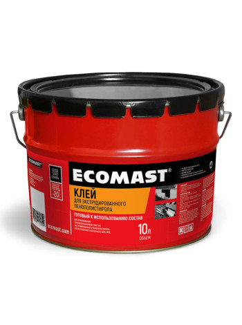 Клей для экструдированного пенополистирола ECOMAST 10л, металлическая упаковка 24628