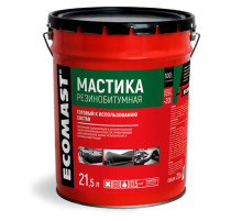 Резинобитумная мастика ECOMAST 21,5 л, металлическая упаковка 24634