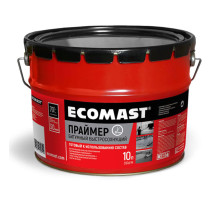 Быстросохнущий битумный праймер ECOMAST 10 л, металлическое ведро 24626