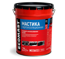 Гидроизоляционная мастика ECOMAST 21,5 л, металлическая упаковка 24631