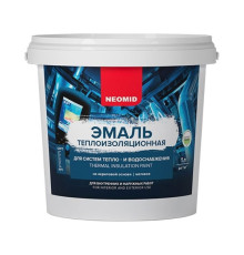 Теплоизоляционная эмаль NEOMID 1 л Н-ЭмТеплоиз-1