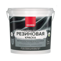 Резиновая краска NEOMID Морская волна 7 кг Н-КраскаРез-7-МорВолна