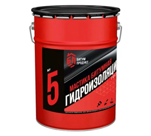 Мастика битумная гидроизоляционная БИТУМ ПРОДУКТ 20 кг BP-1