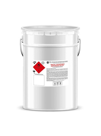 Дорожная акриловая эмаль ЗАГОРСКИЙ ЛАКОКРАСОЧНЫЙ ЗАВОД АК-511 Зеленая 10 кг ZLK06498