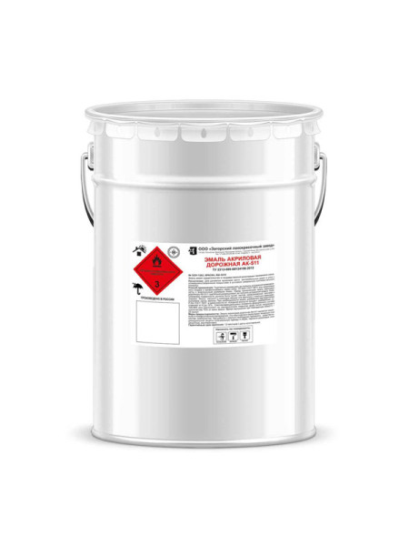 Дорожная акриловая эмаль ЗАГОРСКИЙ ЛАКОКРАСОЧНЫЙ ЗАВОД АК-511 Зеленая 10 кг ZLK06498