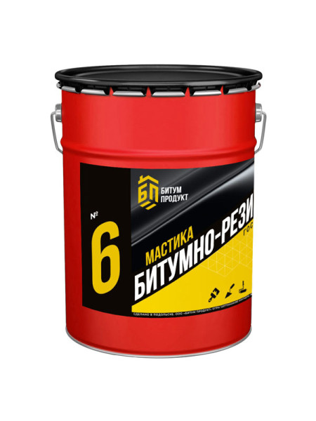 Мастика битумно-резиновая БИТУМ ПРОДУКТ 20 кг BP-6