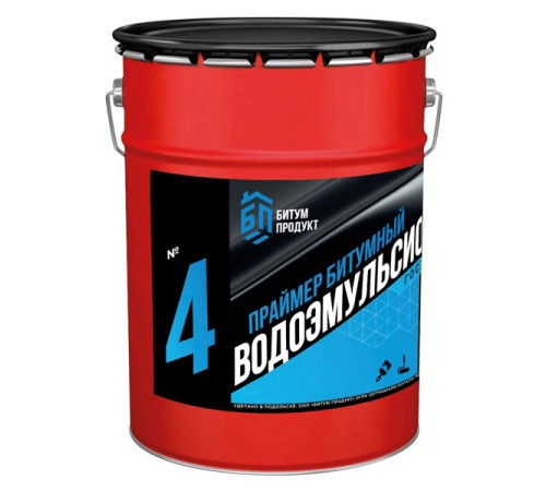 Водоэмульсионный праймер БИТУМ ПРОДУКТ 20 кг BP-4