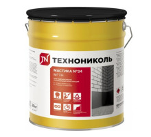 Гидроизоляционная мастика Технониколь №24 МГТН, ведро 20 кг ЦБ769348