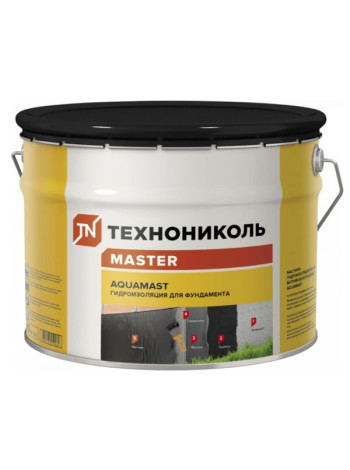 Битумная мастика Технониколь AquaMast, ведро 10 кг TN393548