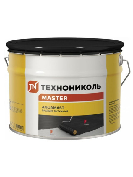 Битумный праймер Технониколь AquaMast, ведро 10 л TN393542
