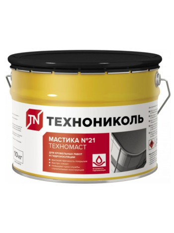 Кровельная мастика Технониколь №21 Техномаст, ведро 10 кг ЦБ769339
