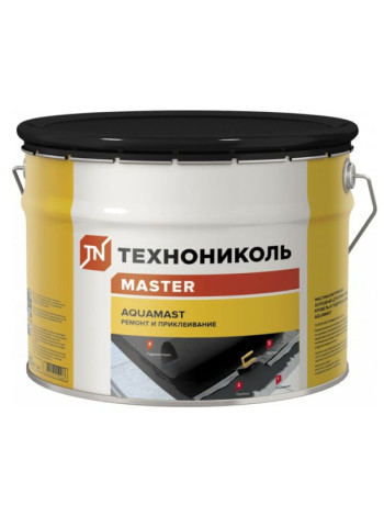Мастика для ремонта Технониколь AquaMast, ведро 10 кг TN393560