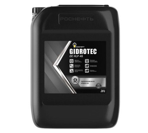 Гидравлическое масло Gidrotec OE HLP 46 минер. кан. 20 л РОСНЕФТЬ 40840260