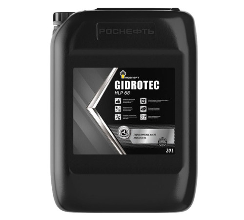 Гидравлическое масло Gidrotec HLP 68 минер. кан. 20 л РОСНЕФТЬ 40694260