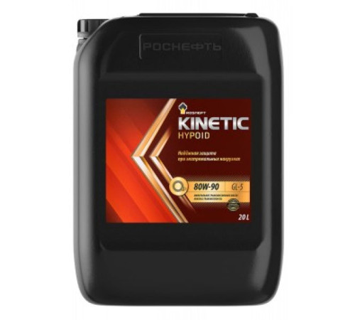 Трансмиссионное масло РОСНЕФТЬ Kinetic Hypoid 80W-90 GL-5 минер. кан. 20 л 10128