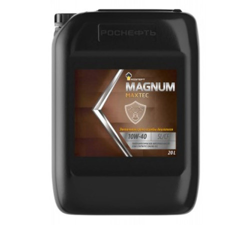 Моторное масло РОСНЕФТЬ Magnum Maxtec 10W-40 SL-CF п-синт. кан. 20 л 40814760