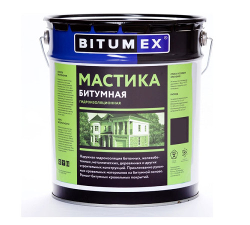 Битумная гидроизоляционная мастика БИТУМЕКС МБ-019