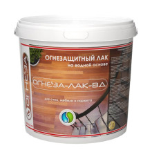 Огнезащитный лак на водной основе для изделий из древесины ОГНЕЗА 3 л (3 кг) 108856