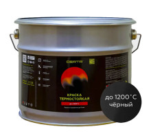 Краска термостойкая антикоррозионная CERTA до 1200С черный (~RAL 9004) (10 кг) CPR00002