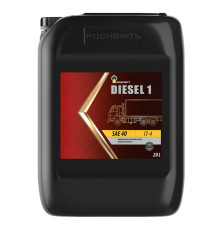 Моторное масло РОСНЕФТЬ Diesel 1 SAE 40 API CF-4, канистра 20л 40626969