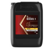 Моторное масло РОСНЕФТЬ Diesel 1 SAE 20 API CF-4, канистра 20л 40626769