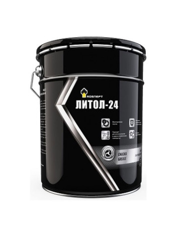 Антифрикционная многоцелевая смазка РОСНЕФТЬ Литол-24, ведро 20,5 л 40655860