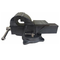 Слесарные тиски GRIFF 75 мм, серия PRO, поворотные, стальные, с наковальней g164022